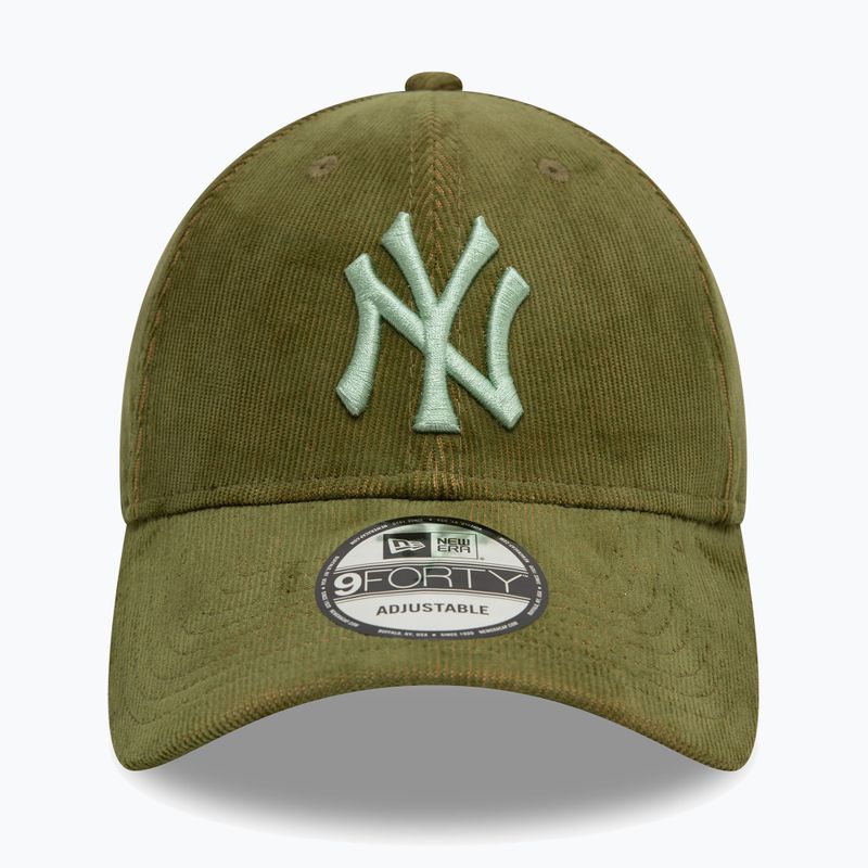 Kepuraitė su snapeliu New Era Two Tone Cord 9Forty New York Yankees dark green 2