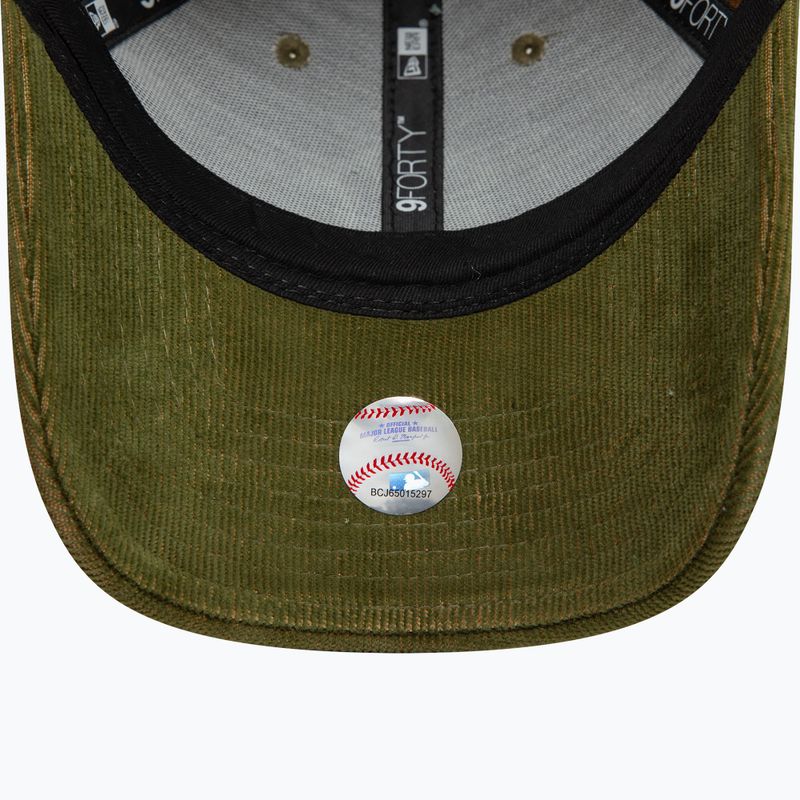 Kepuraitė su snapeliu New Era Two Tone Cord 9Forty New York Yankees dark green 5
