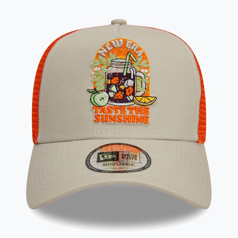 Kepuraitė su snapeliu New Era Summer Patch Trucker light beige 2