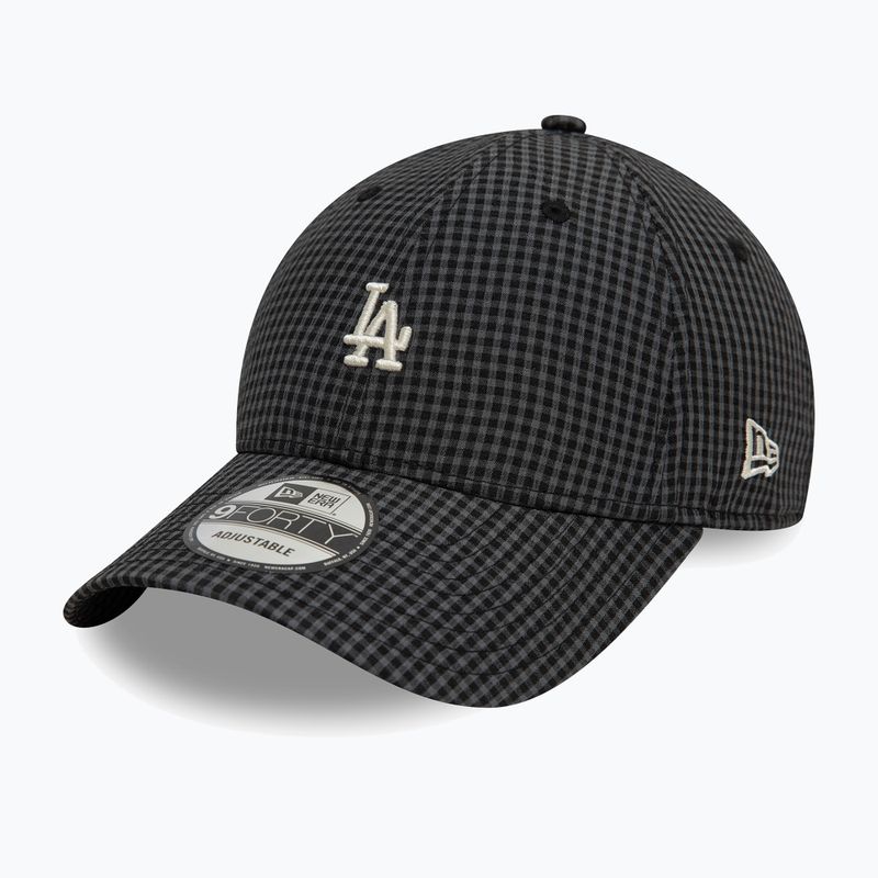 Kepuraitė su snapeliu New Era Seersucker 9Forty Los Angeles Dodgers black 2