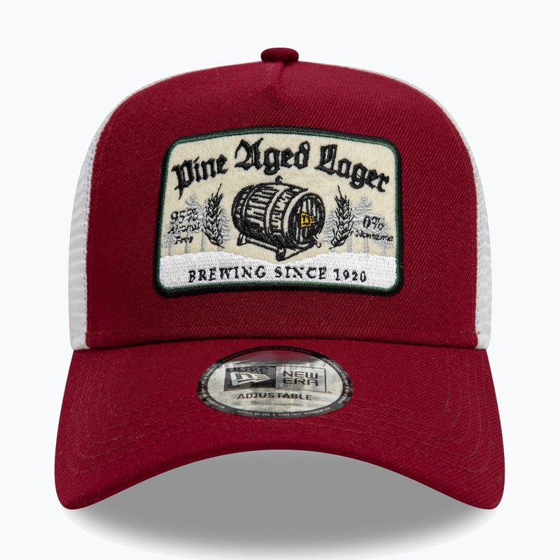 Kepuraitė su snapeliu New Era NE Vintage Trucker dark red 2