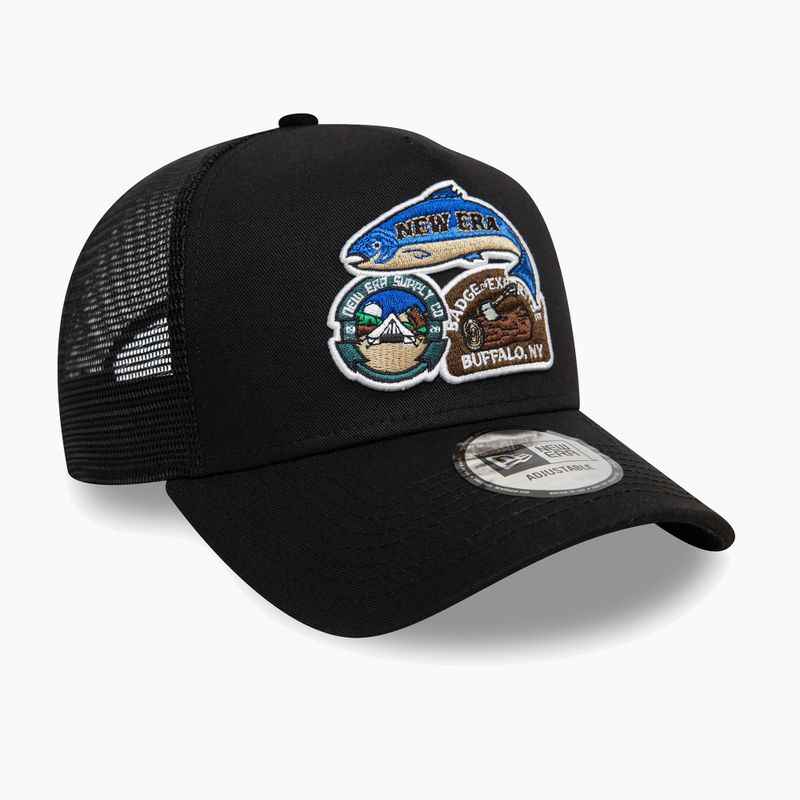 Kepuraitė su snapeliu New Era NE Outdoor Patch Trucker black
