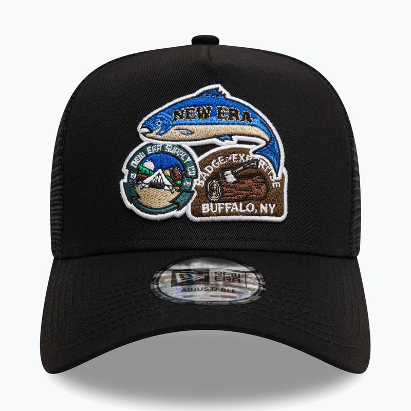Kepuraitė su snapeliu New Era NE Outdoor Patch Trucker black 2