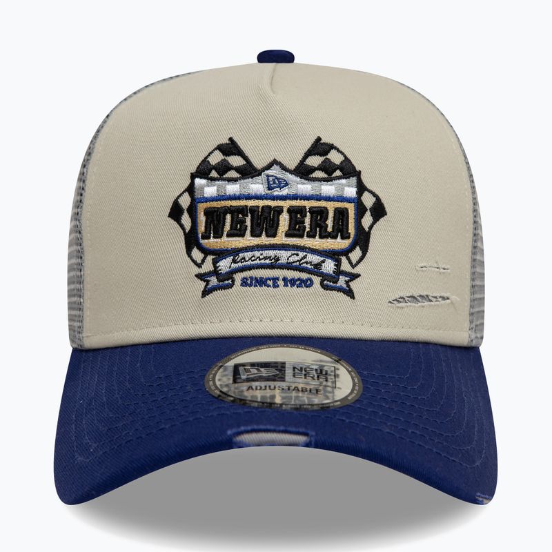 Kepuraitė su snapeliu New Era NE Motorsport Trucker light beige 2