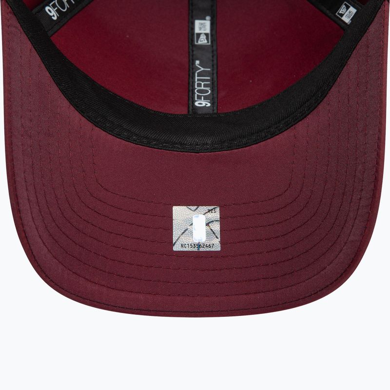 Kepuraitė su snapeliu New Era NBA Tech 9Forty Maiami Heat dark red 5