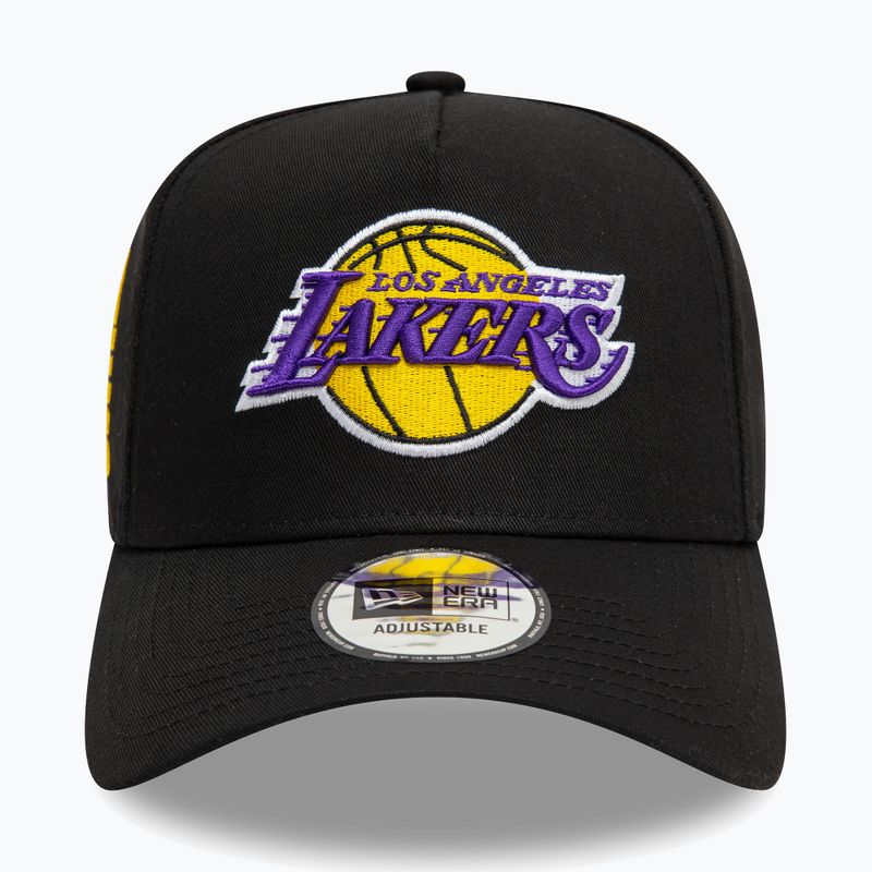 Kepuraitė su snapeliu New Era NBA Patch Eframe Los Angeles Lakers black 3