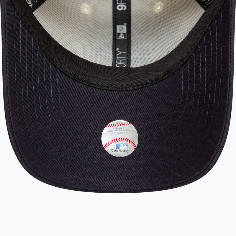 Kepuraitė su snapeliu New Era Colourblock 9Forty New York Yankees light beige 5