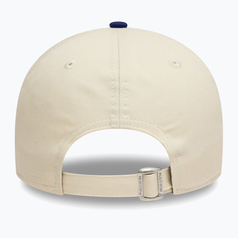 Kepuraitė su snapeliu New Era Colourblock 9Forty Los Angeles Dodgers light beige 4
