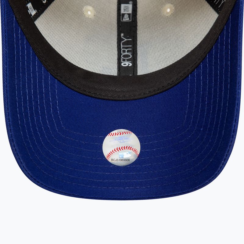 Kepuraitė su snapeliu New Era Colourblock 9Forty Los Angeles Dodgers light beige 5