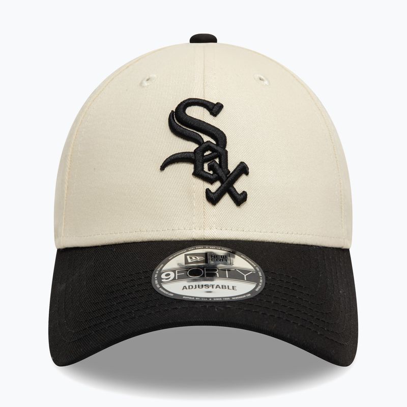 Kepuraitė su snapeliu New Era Colourblock 9Forty Chicago White Sox light beige 2