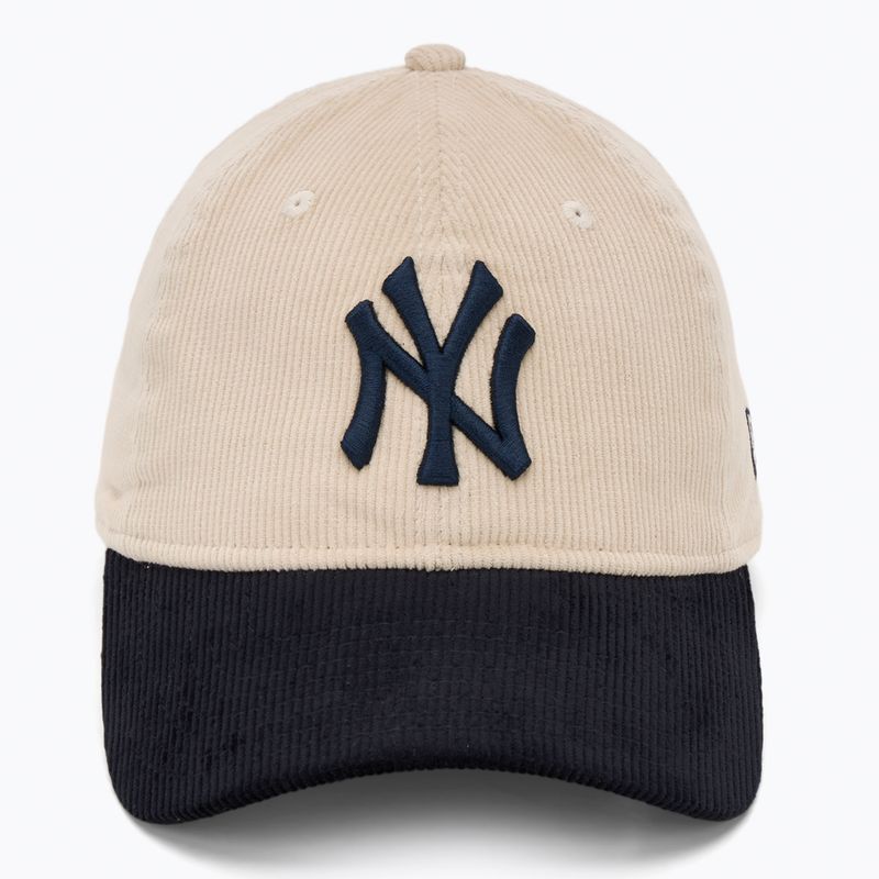 Kepuraitė su snapeliu New Era Block Cord 9Twenty New York Yankees light beige 2