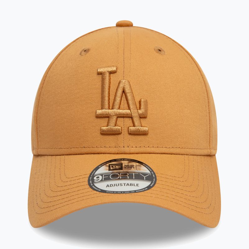 Kepuraitė su snapeliu New Era League Essential 9Forty Los Angeles Dodgers dark beige 2