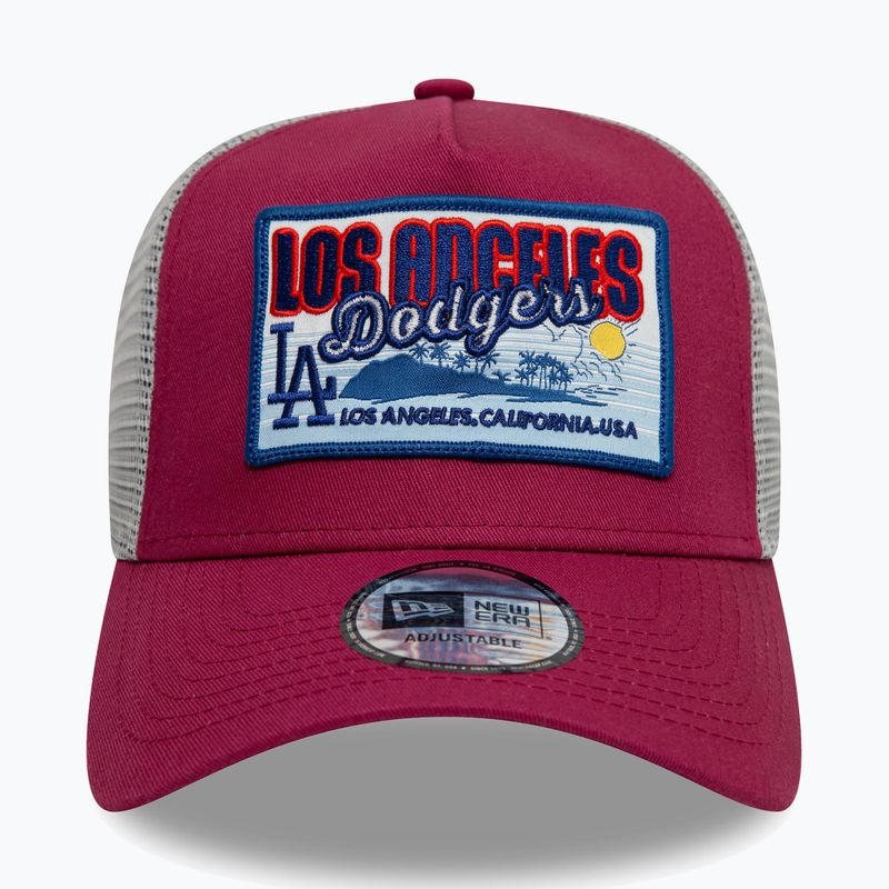 Kepuraitė su snapeliu New Era MLB Patch Trucker Los Angeles Dodgers dark red 2