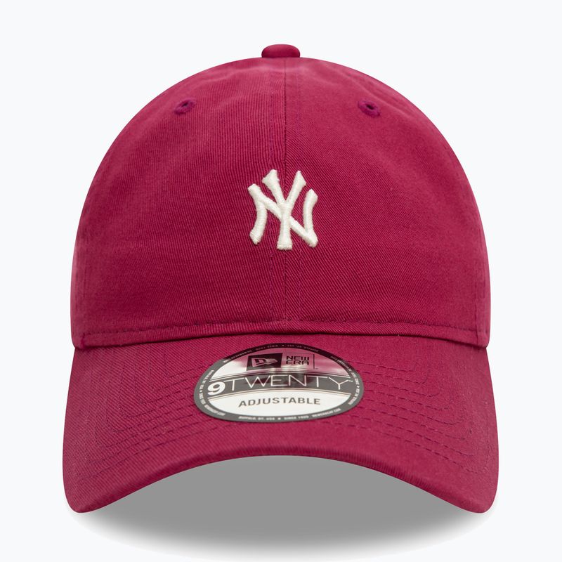 Kepuraitė su snapeliu New Era Mini Washed 9Twenty New York Yankees dark red 3