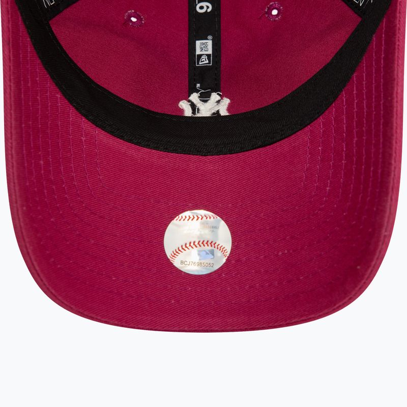 Kepuraitė su snapeliu New Era Mini Washed 9Twenty New York Yankees dark red 5