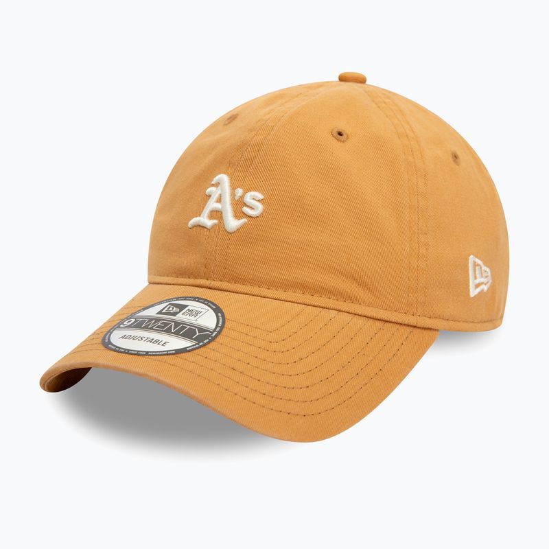 Kepuraitė su snapeliu New Era Mini Washed 9Twenty Oakland Athletics dark beige 2