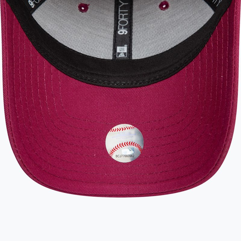 Kepuraitė su snapeliu New Era Metallic Logo 9Forty Los Angeles Dodgers dark red 5