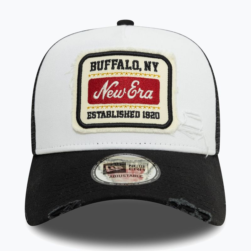 Kepuraitė su snapeliu New Era NE Patch Distress Trucker white 2