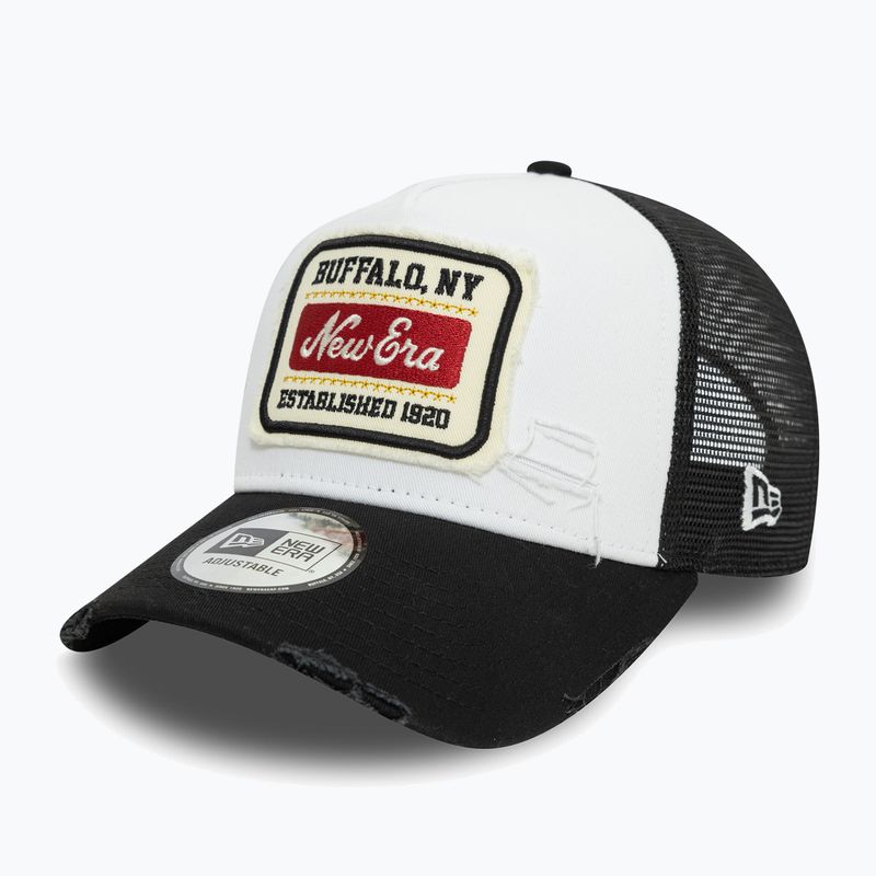 Kepuraitė su snapeliu New Era NE Patch Distress Trucker white 3