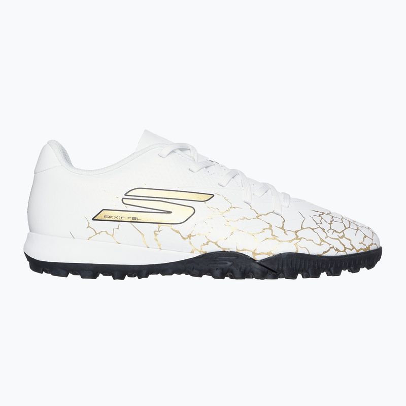 Vaikiški futbolo batai SKECHERS Skx_1.5 Youth Jr TF white/gold 9