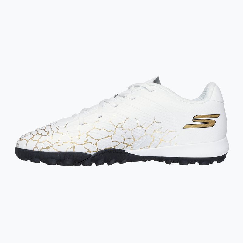 Vaikiški futbolo batai SKECHERS Skx_1.5 Youth Jr TF white/gold 10