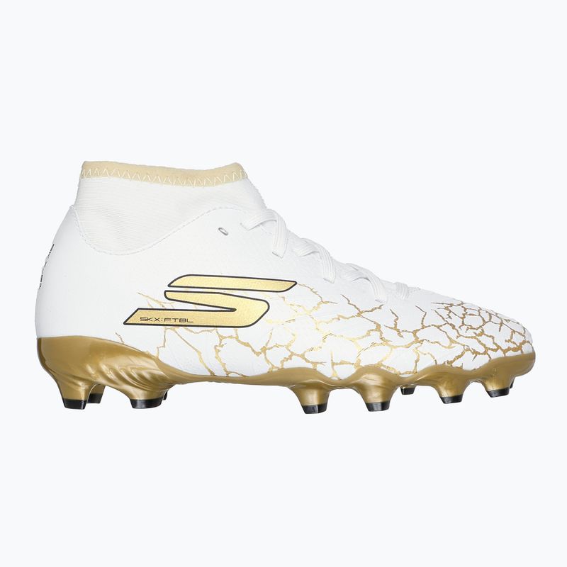 Vaikiški futbolo batai SKECHERS Skx_1.5 High Td Jr FG white/gold 9