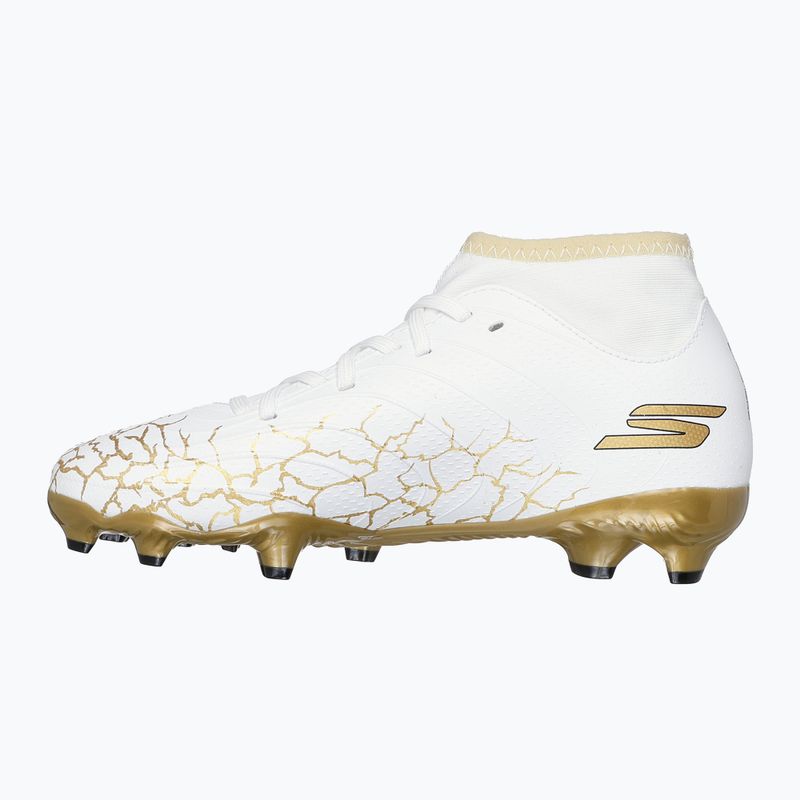 Vaikiški futbolo batai SKECHERS Skx_1.5 High Td Jr FG white/gold 10