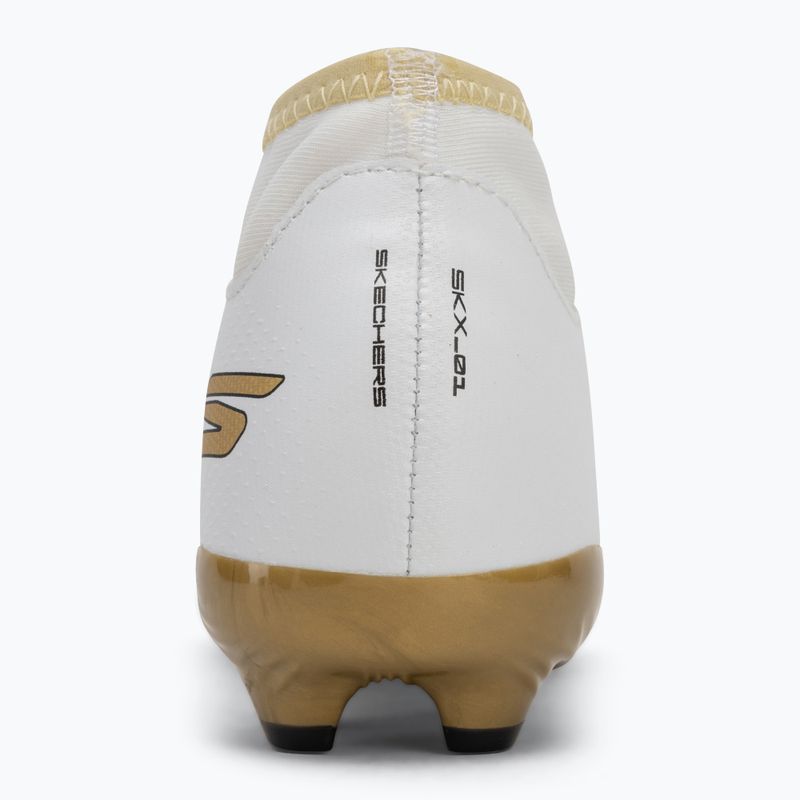 Vaikiški futbolo batai SKECHERS Skx_1.5 High Td Jr FG white/gold 6