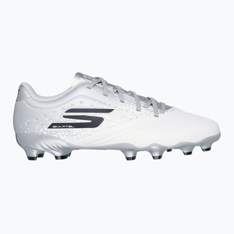 Vaikiški futbolo batai SKECHERS Razor 1.5 Youth Jr FG white/silver 9