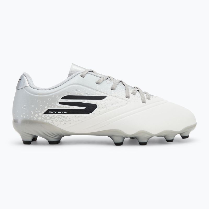 Vaikiški futbolo batai SKECHERS Razor 1.5 Youth Jr FG white/silver 2