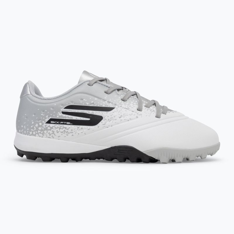 Vaikiški futbolo batai SKECHERS Razor 1.5 Youth Jr TF white/silver 2