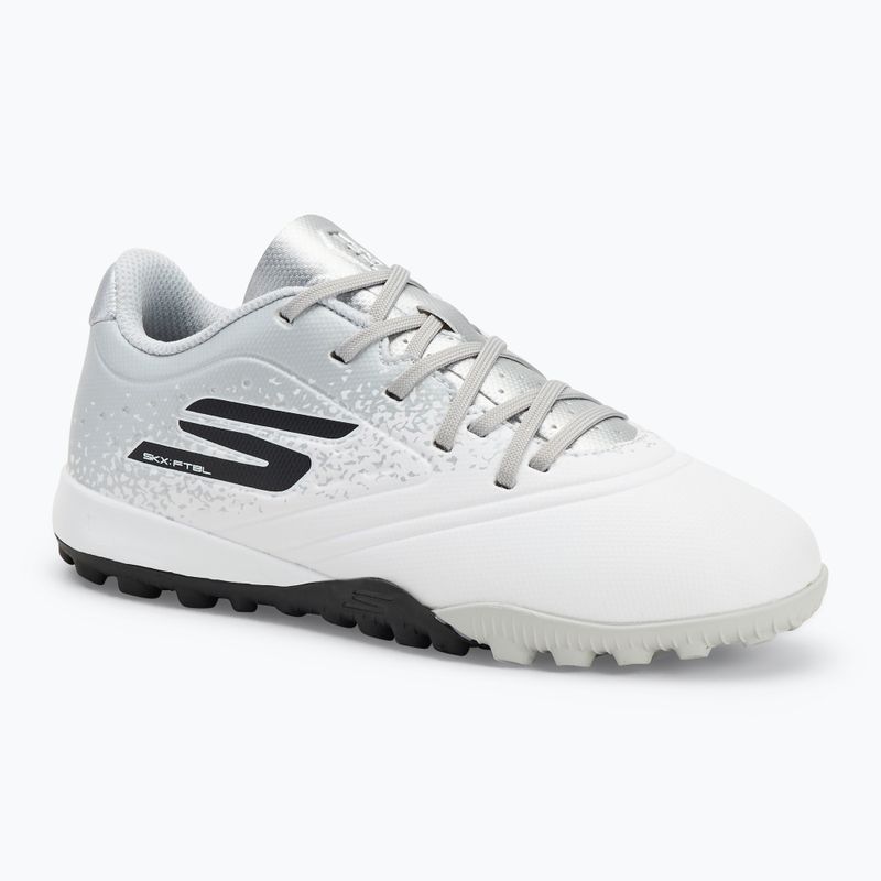 Vaikiški futbolo batai SKECHERS Razor 1.5 Td Jr TF white/silver