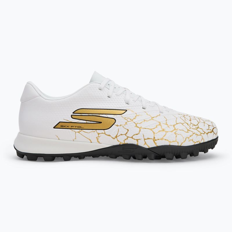 Vyriški futbolo batai SKECHERS Skx_1.5 Academy TF white/gold 2