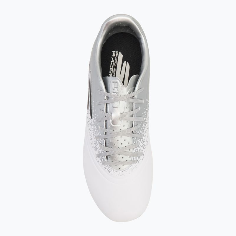 Vyriški futbolo batai SKECHERS Razor 1.5 Academy FG white/silver 5