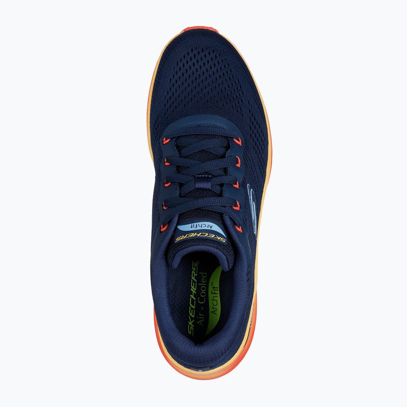 Vyriški batai SKECHERS Arch Fit 2.0 navy leather/multi trim 5