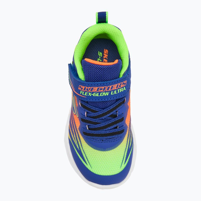 Vaikiški batai SKECHERS Flex-Glow Ultra blue/mint 5