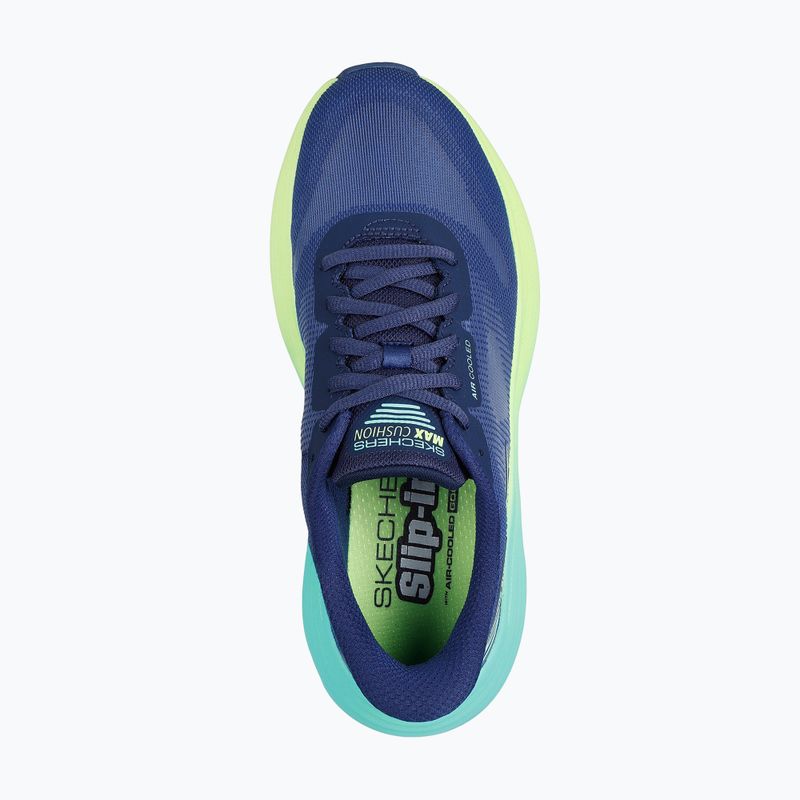 Moteriški bėgimo batai SKECHERS Max Cushioning Endeavour Hallandale navy/lime 5