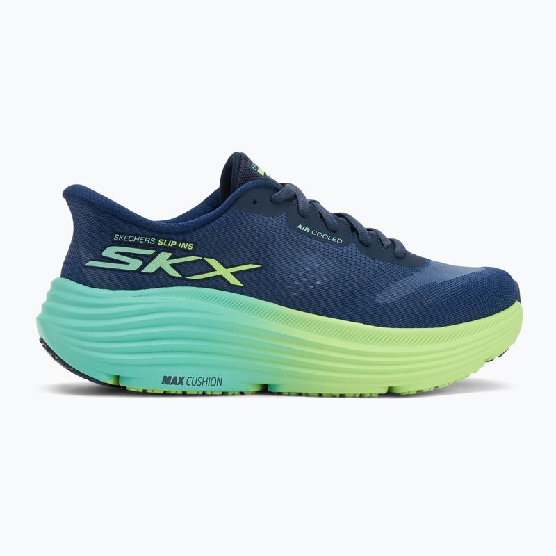 Moteriški bėgimo batai SKECHERS Max Cushioning Endeavour Hallandale navy/lime 2