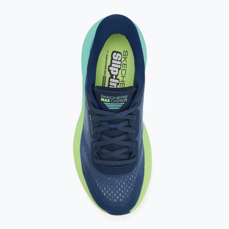 Moteriški bėgimo batai SKECHERS Max Cushioning Endeavour Hallandale navy/lime 5
