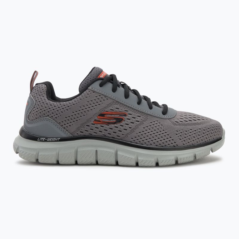 Vyriški batai Skechers Track Leshur anglies/oranžinės spalvos 2