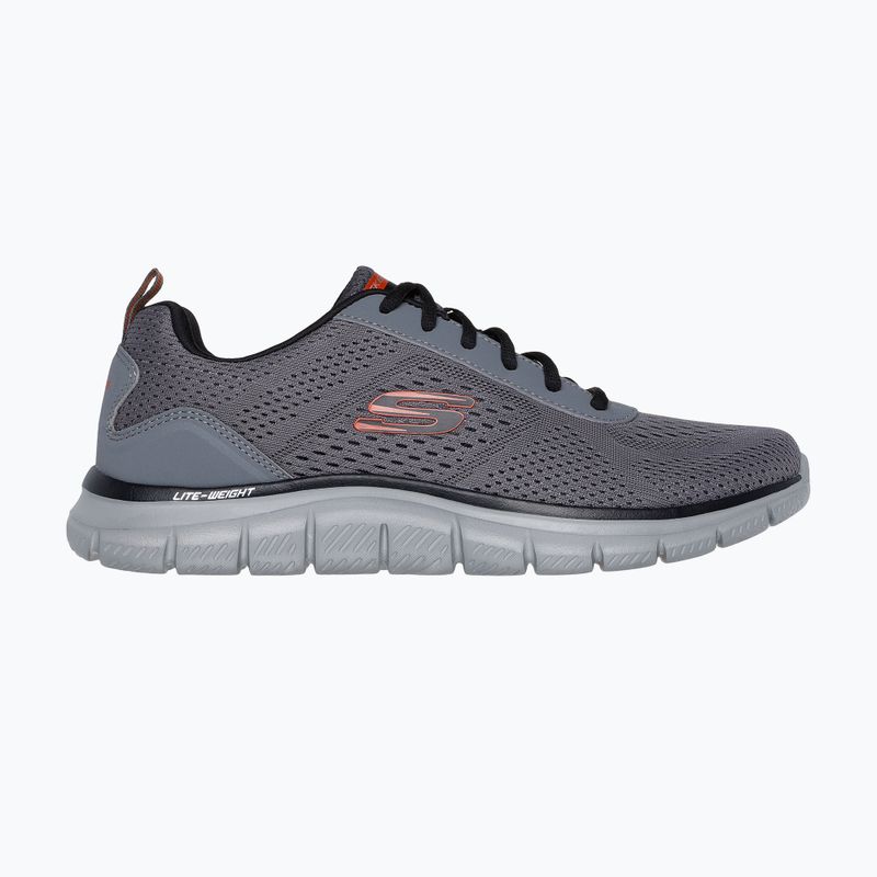 Vyriški batai Skechers Track Leshur anglies/oranžinės spalvos 2