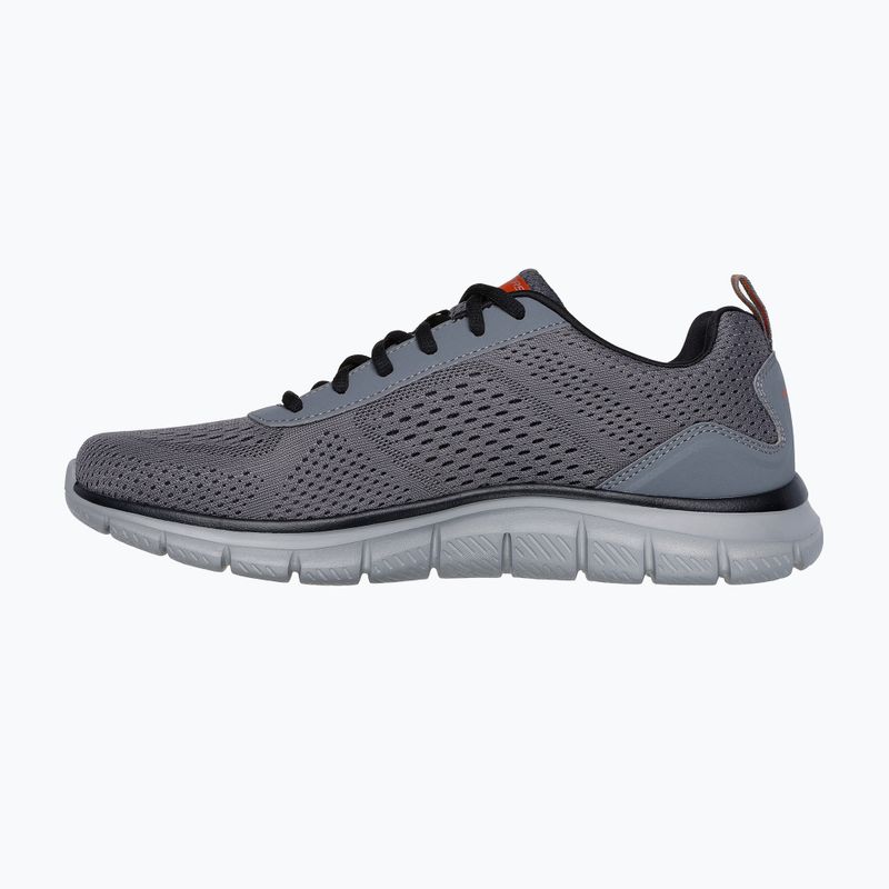 Vyriški batai Skechers Track Leshur anglies/oranžinės spalvos 3