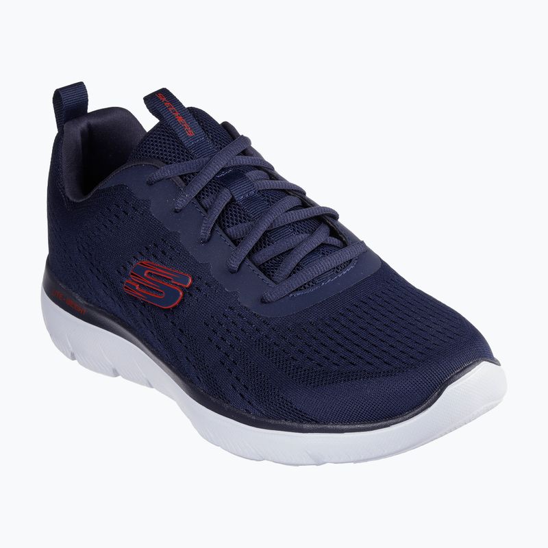 Vyriški batai SKECHERS Summits Torre navy/red 8