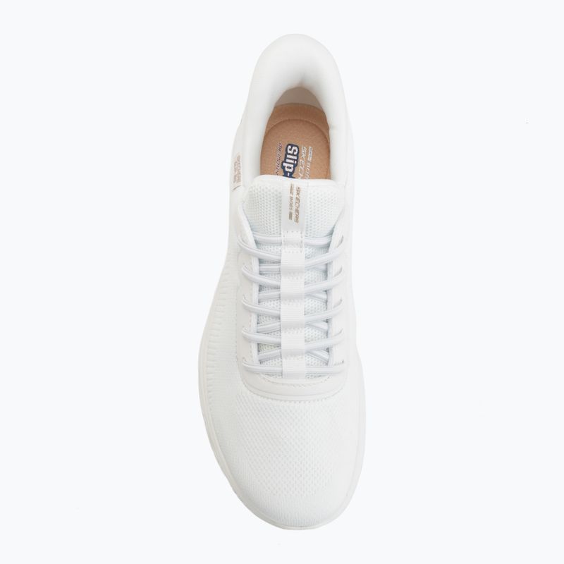 Moteriški batai SKECHERS Bobs Arc Waves white 5
