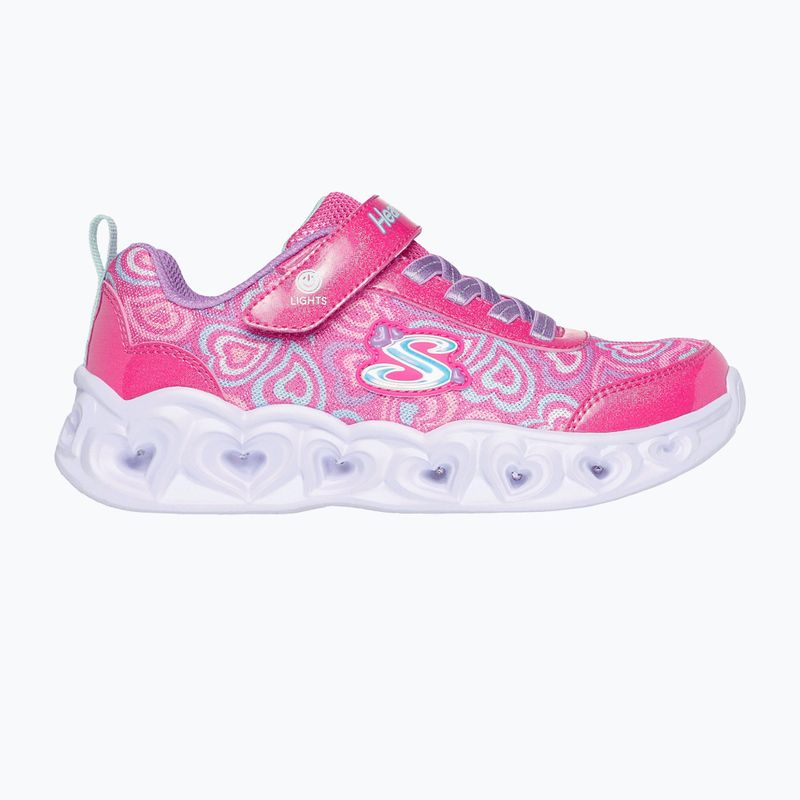 Vaikiški batai SKECHERS Heart Lights Boogie Love karšta rožinė/daugiaspalvė 2
