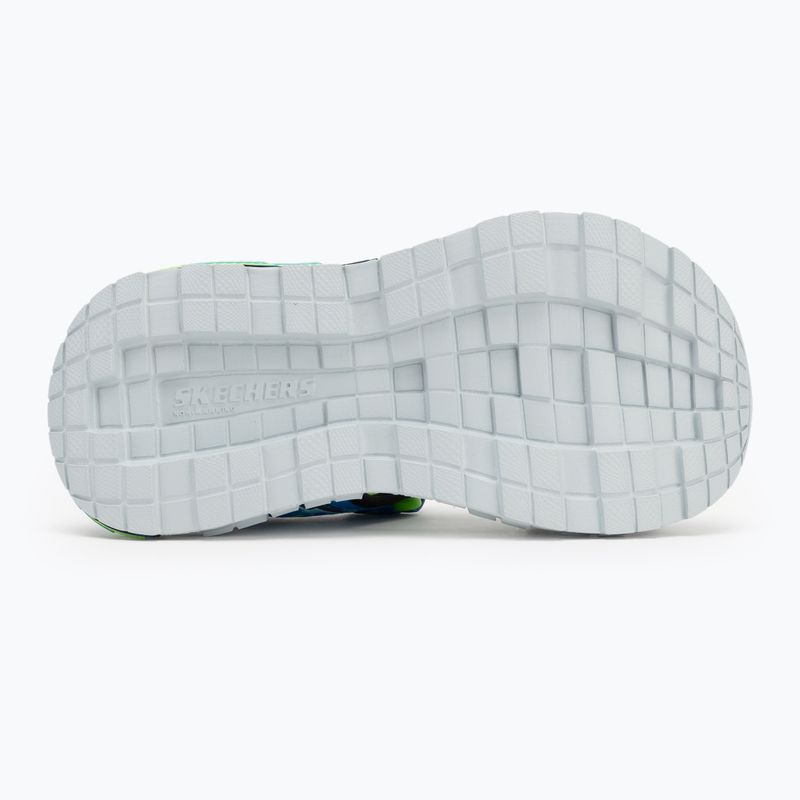 Vaikiškos basutės SKECHERS Mega Splash black/blue/lime 4