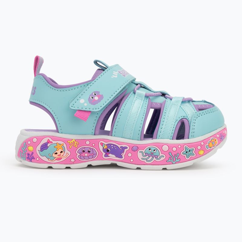 SKECHERS vaikiški sandalai Play Scene Splash Cute Crew turkio/avietės spalvos 2
