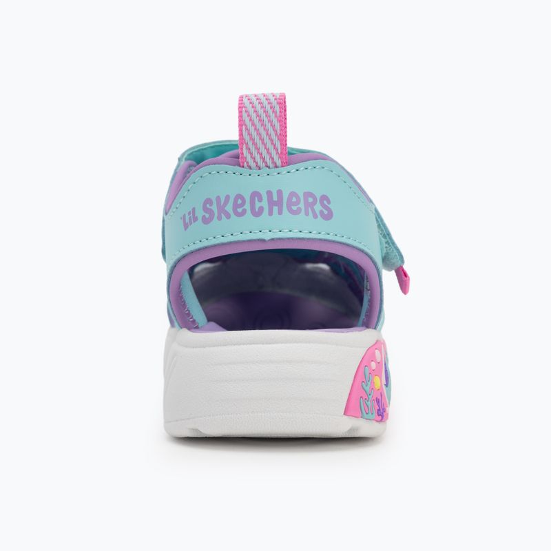SKECHERS vaikiški sandalai Play Scene Splash Cute Crew turkio/avietės spalvos 6