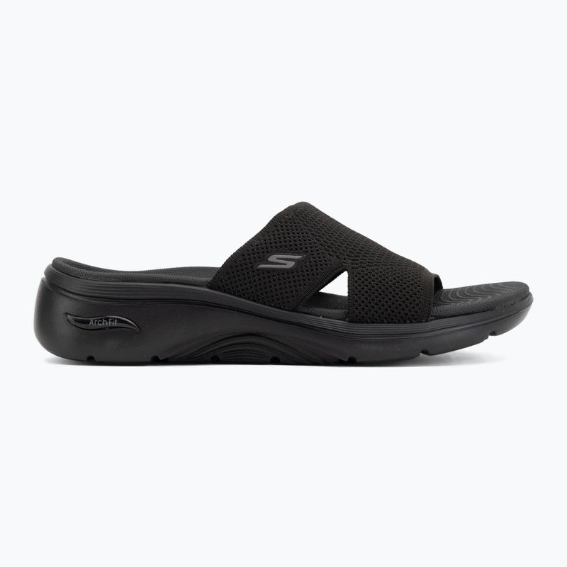 Moteriškos šlepetės SKECHERS Go Walk Arch Fit 2.0 Dakota black 2