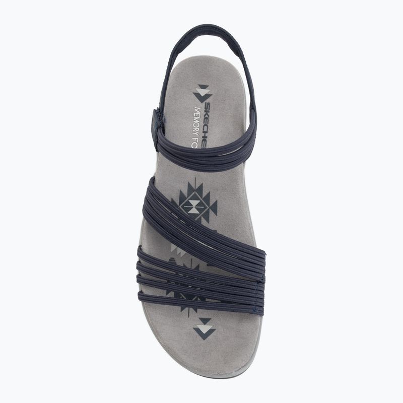 Moteriškos basutės SKECHERS Reggae Slim Coffee Run blue 5